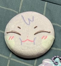 日本限定紫貓絨毛徽章(有原袋)