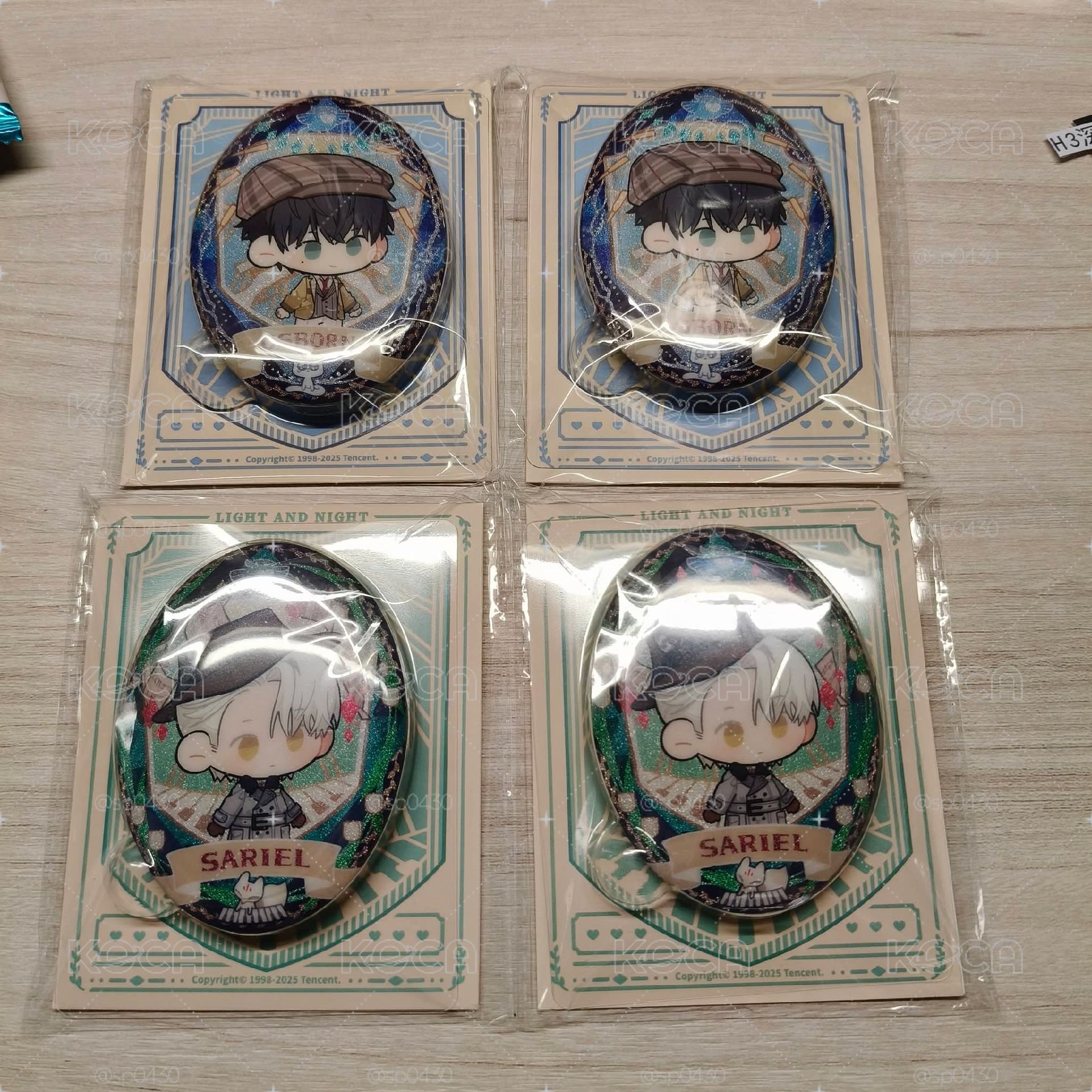 【蕭逸】【齊司禮】到明天去Q版徽章