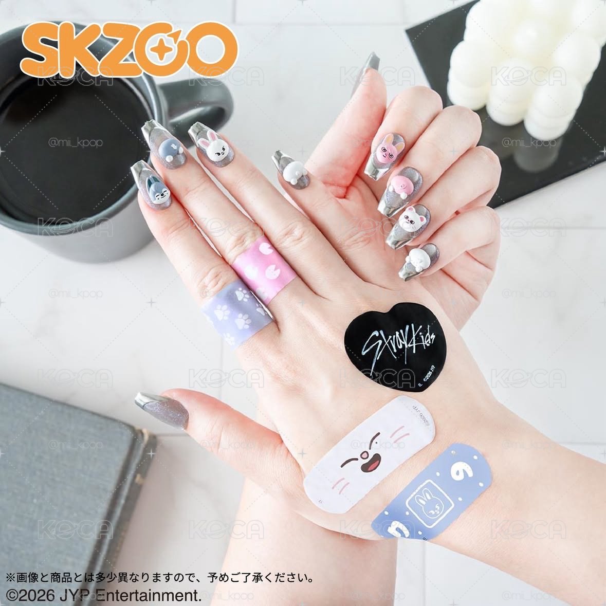 SKZOO萬代 Bandai 立體美甲貼（預購）