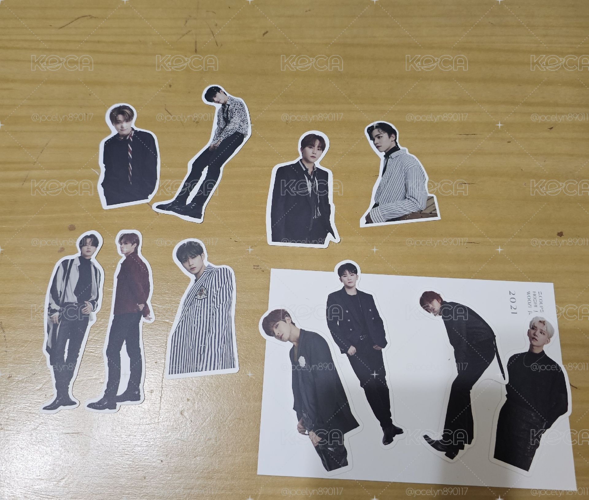 SEVENTEEN 俊輝 生寫真+小卡+21年曆貼紙
