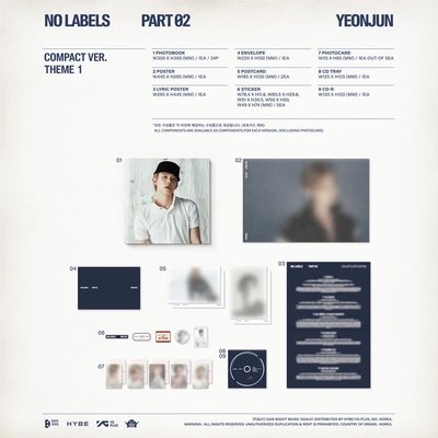 現貨 美通親簽🌟 YEONJUN NO LABELS: PART 02 (Compact Ver.)