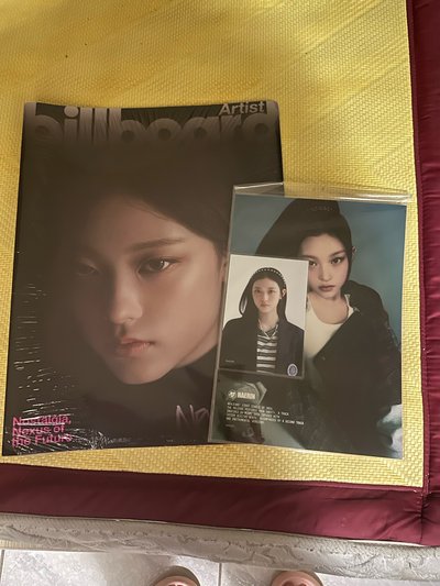 NewJeans haerin 雜誌+墊板不拆售(Billboard KOREA 雜誌 ｜手機殼