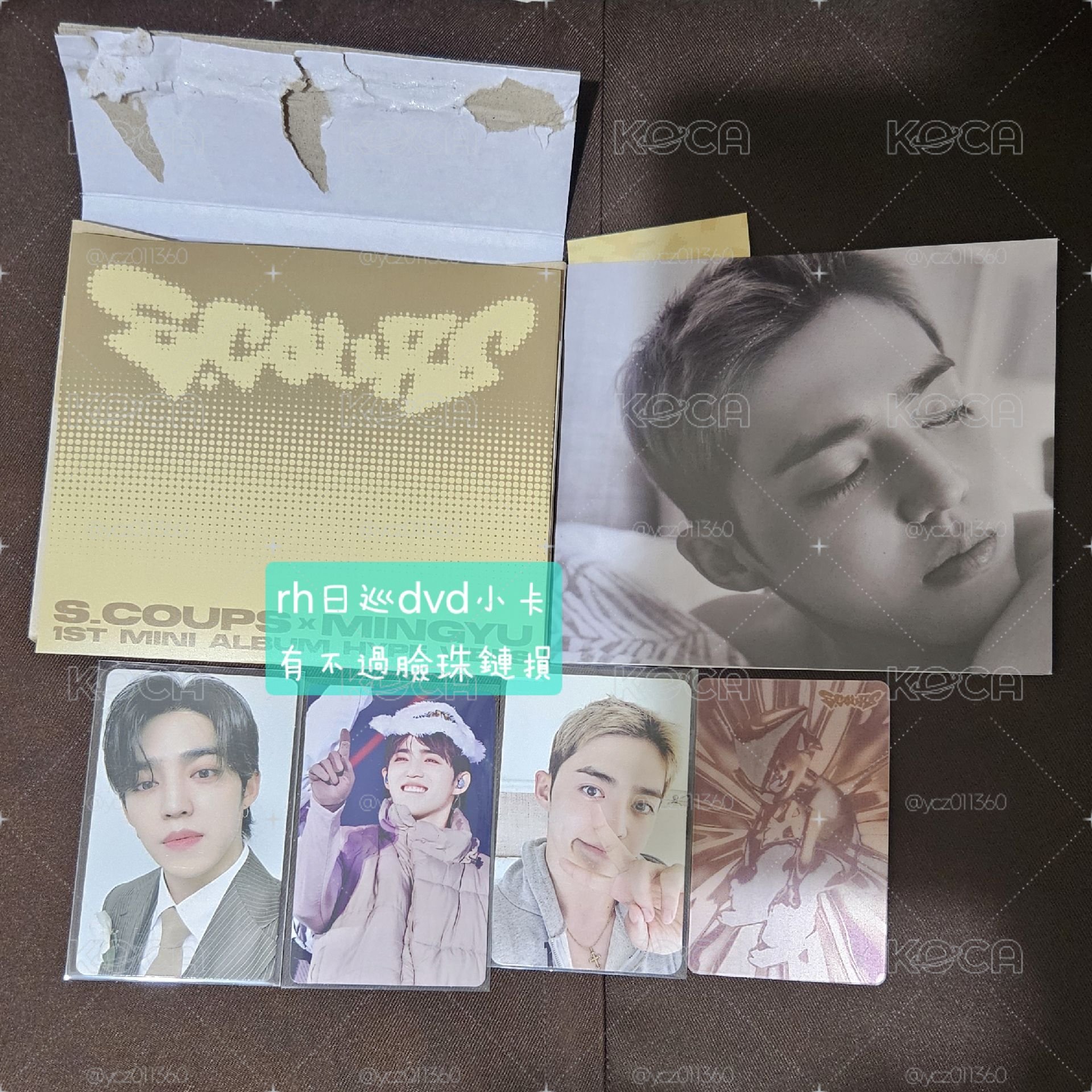 RIGHT HERE 演唱會 DVD / CD 卡 喆小盤