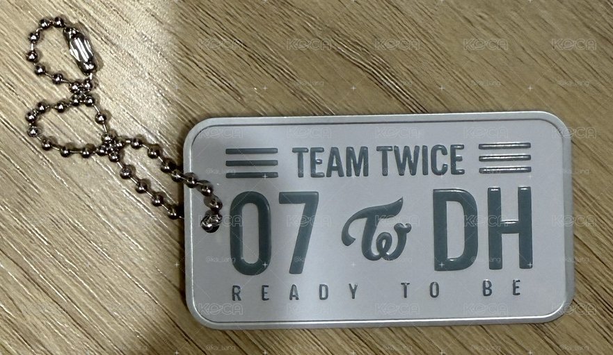 Twice 車牌吊飾 多賢