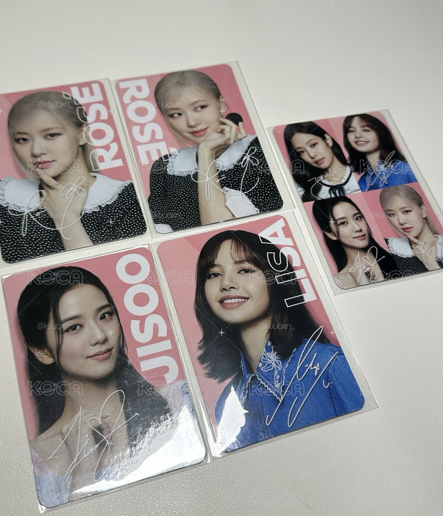 blackpink Oreo代言卡