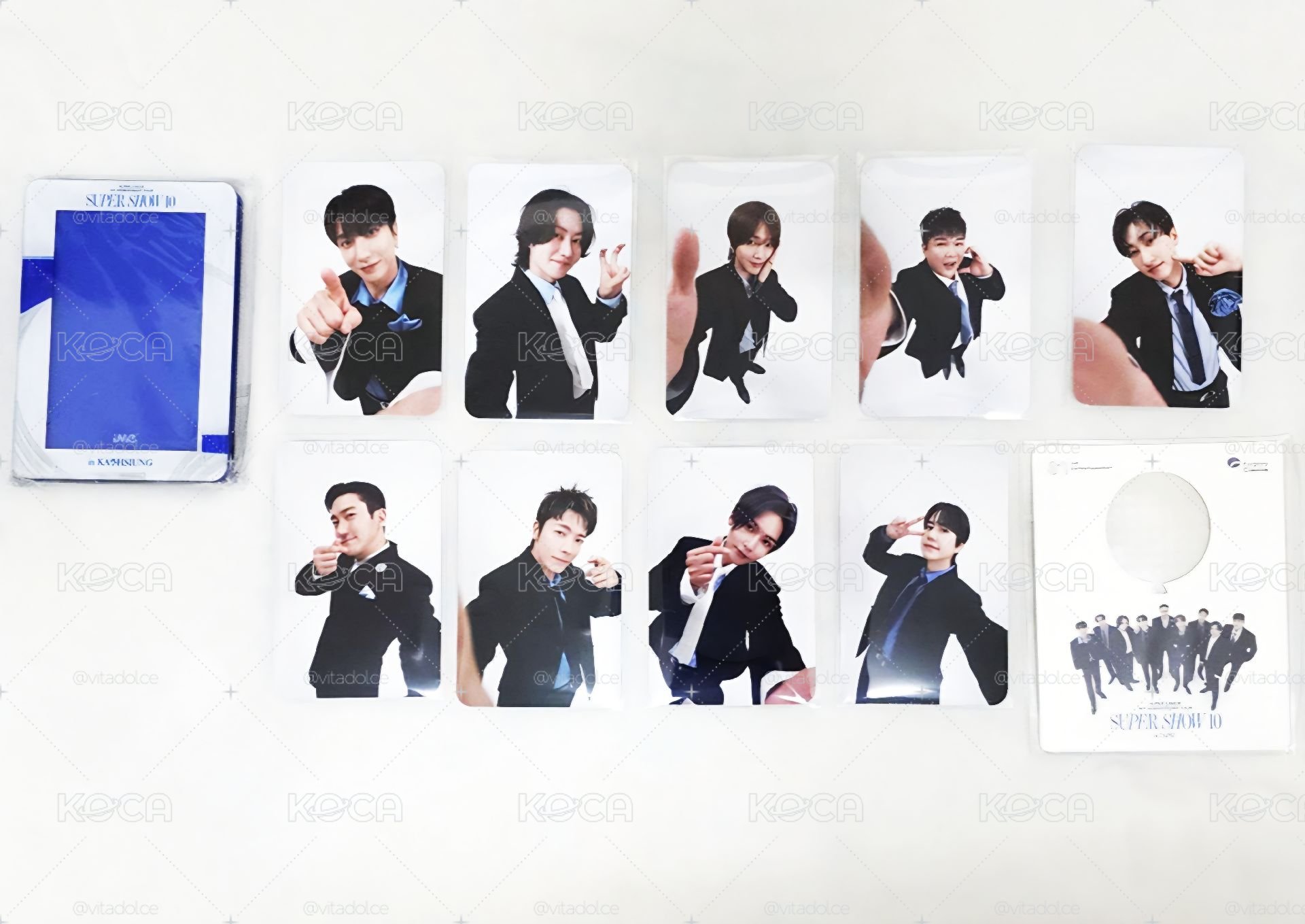 SUPER JUNIOR SUPER SHOW 10 高雄場 卡磚+小卡組 送台北場 氣球卡 🎈