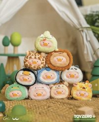 動物派對系列2 - 一起趴趴膠臉毛絨掛件 (盲盒)