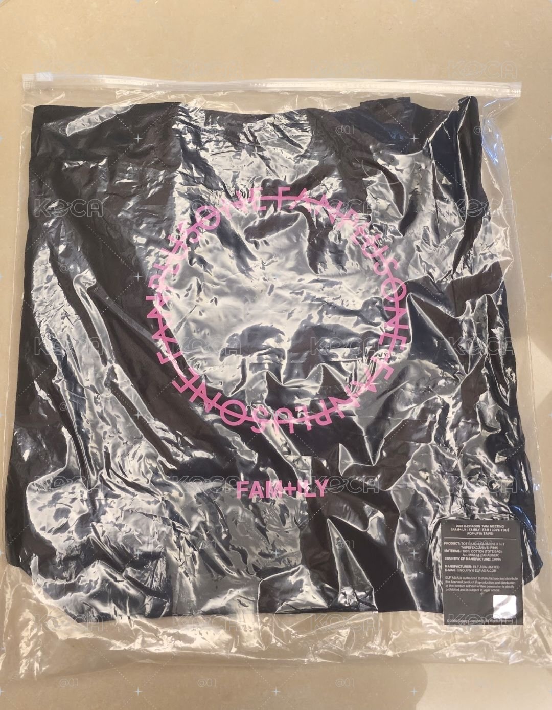 G-DRAGON 台北限定 托特包+扭蛋紙花