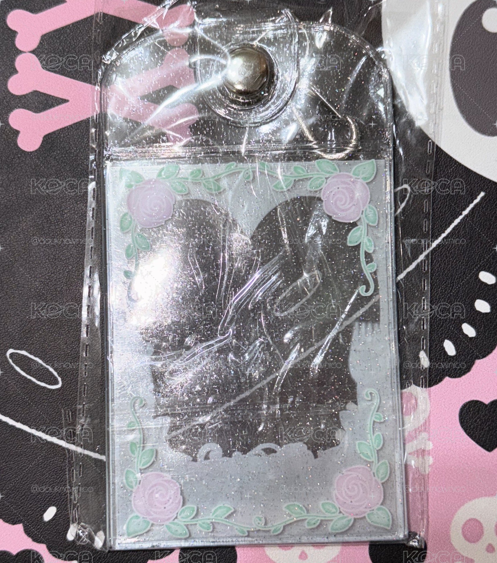 玫瑰透明卡套