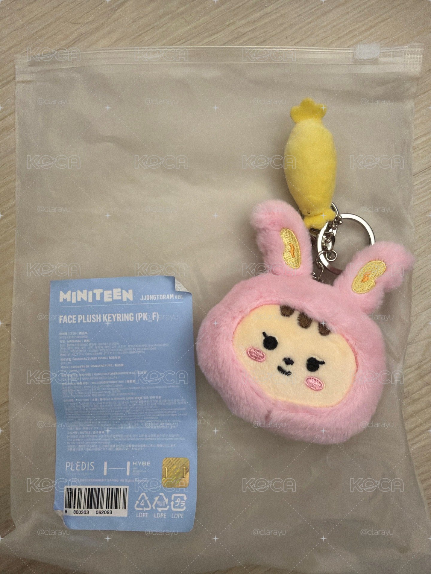 miniteen 兔 吊飾 全新含原袋