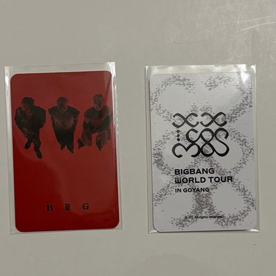 BIGBANG 高陽滿額卡