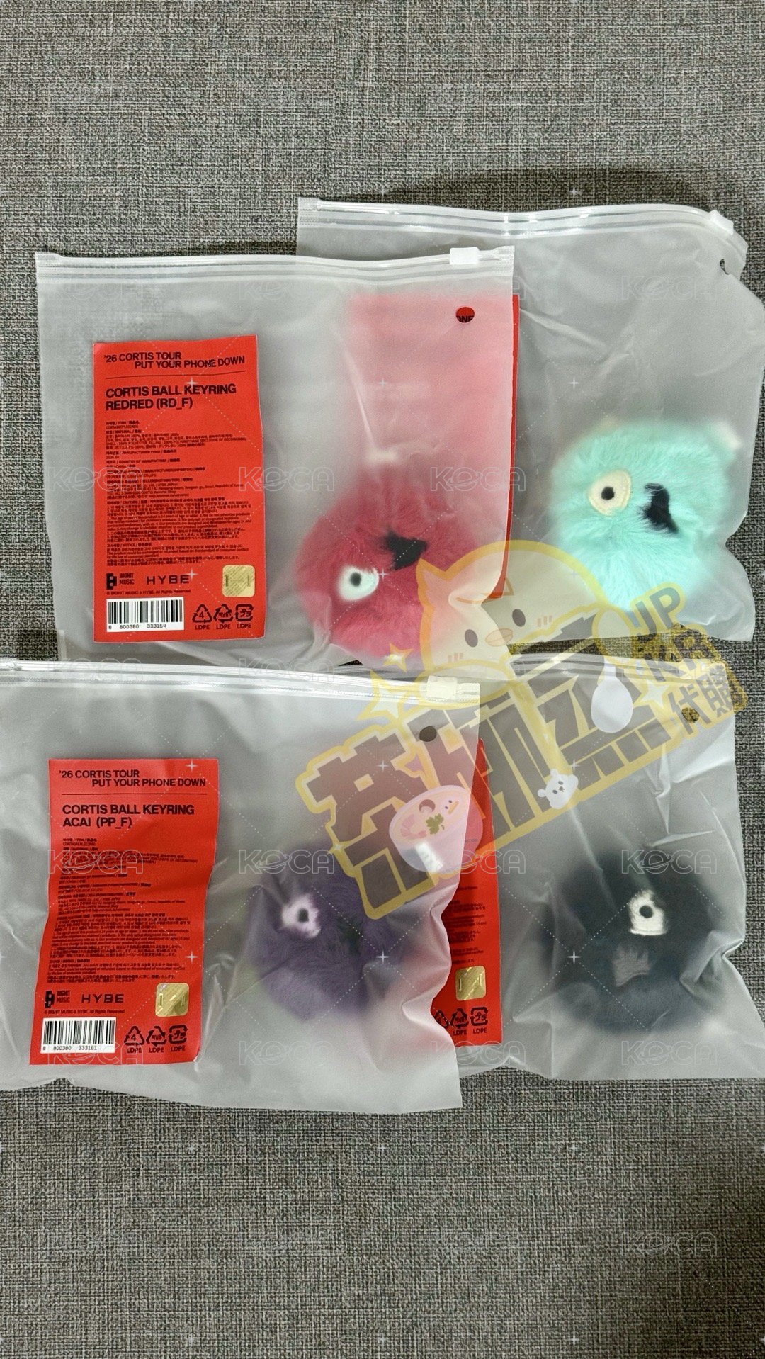 26’巡迴 Mini CORTIS 吊飾 一套四顆★