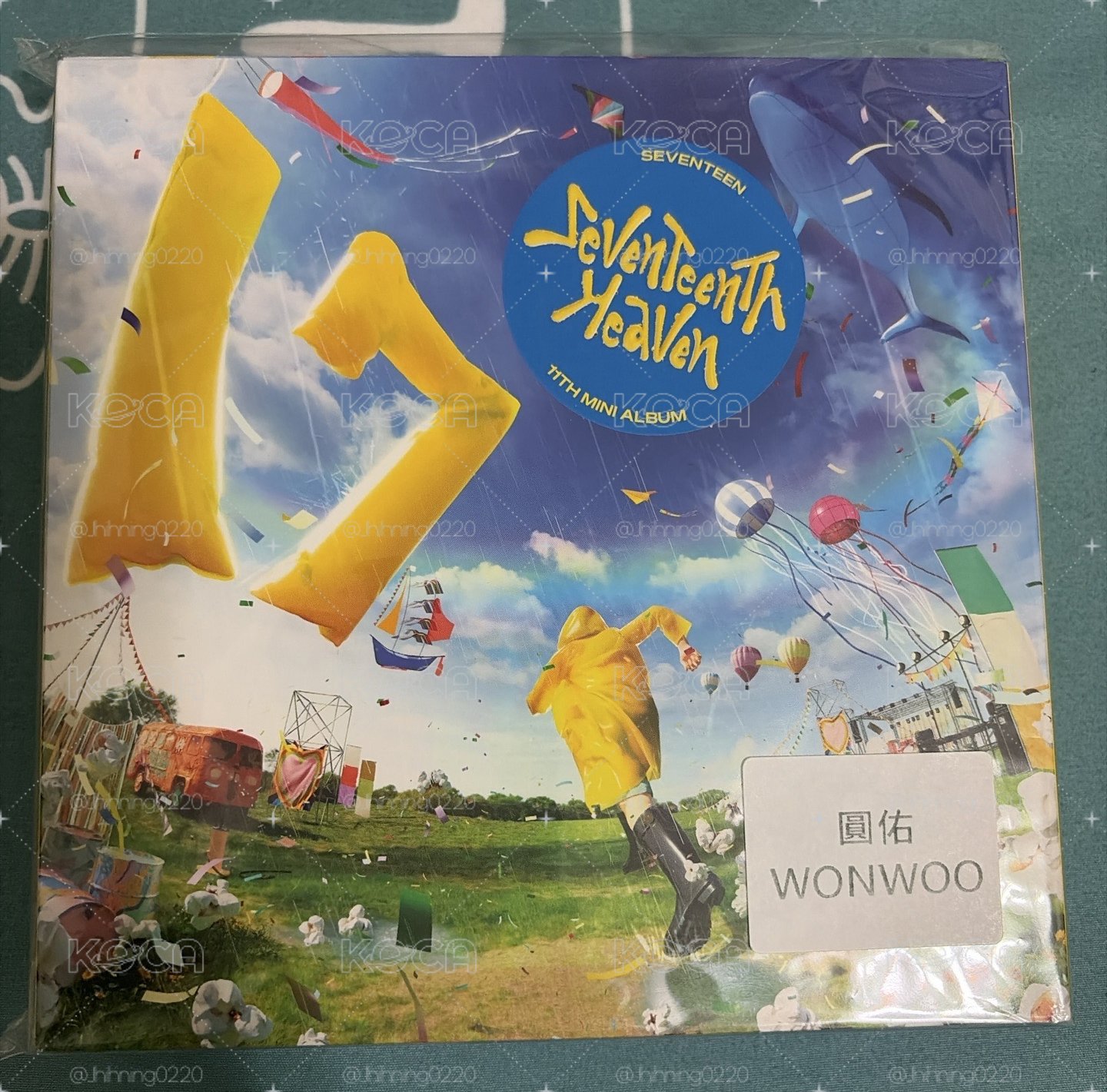 Seventeen 圓佑克拉盤 