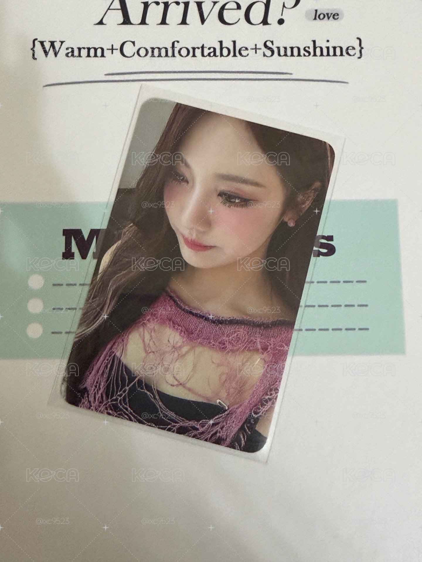 NINGNING 正規一簽售卡