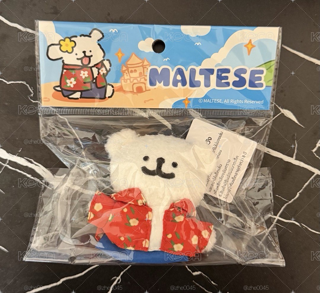 線條小狗 花襯衫系列 吊飾