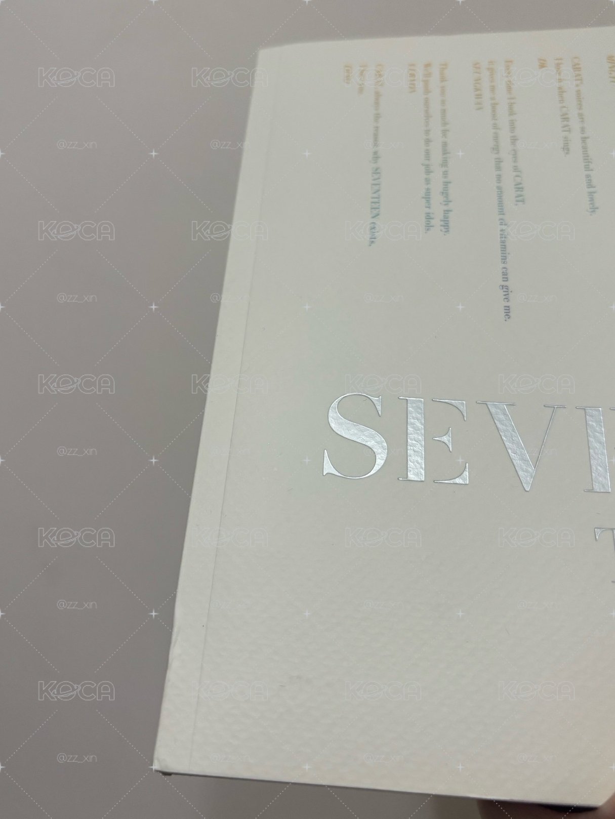 SEVENTEEN SAYS The Quote Book