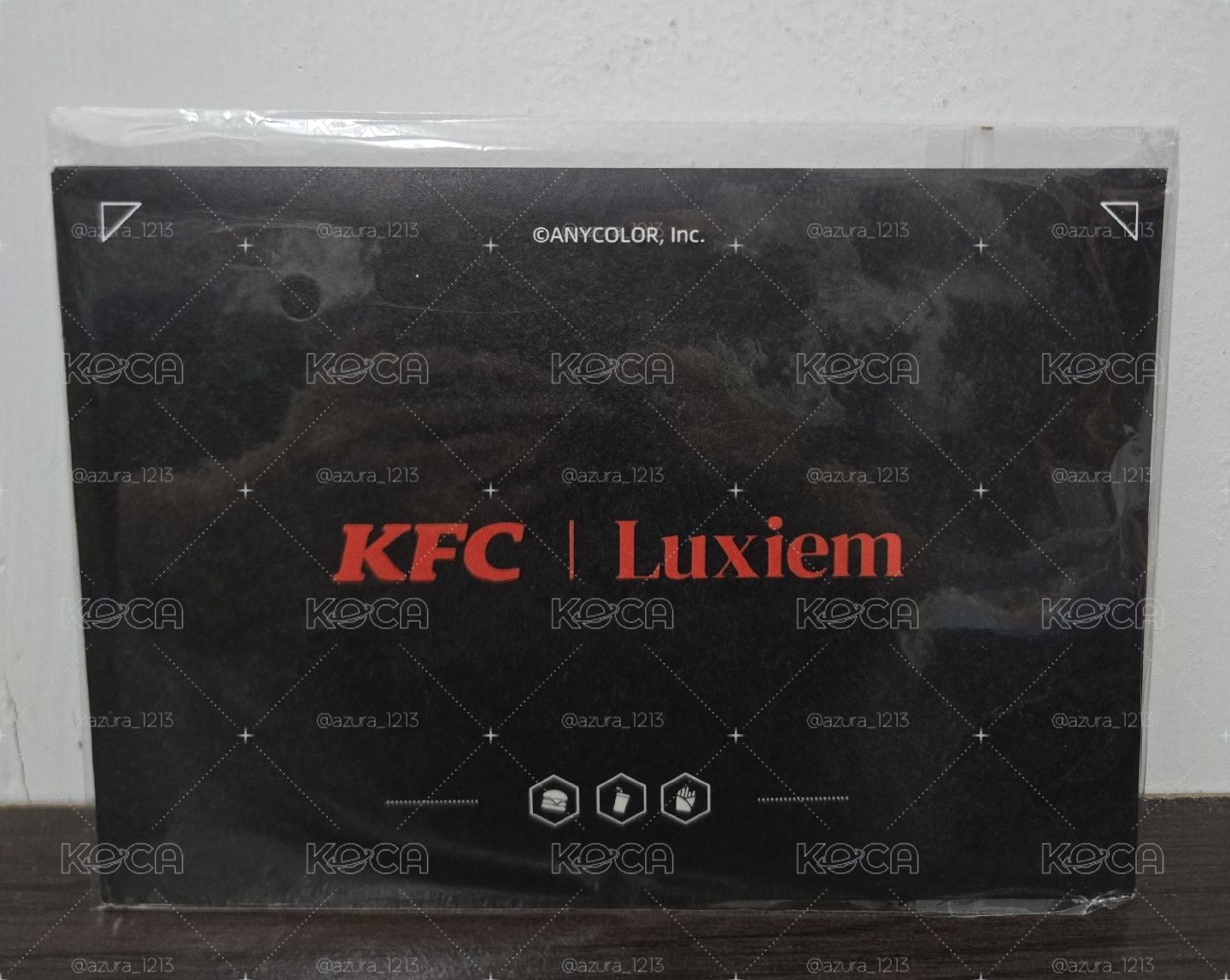 Luxiem x KFC聯名明信片&雷射立體賀卡