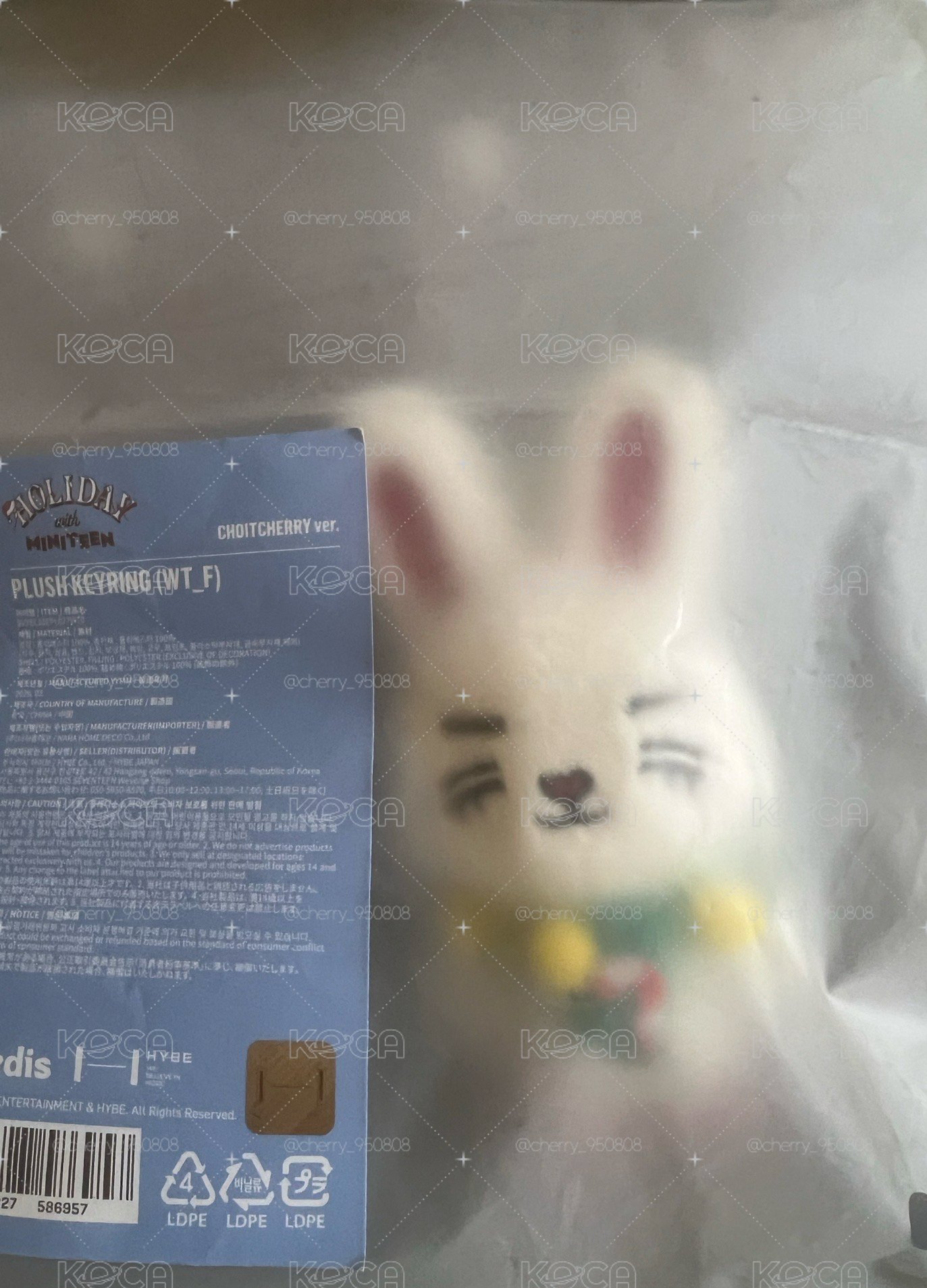 聖誕miniteen 崔櫻桃 娃娃吊飾