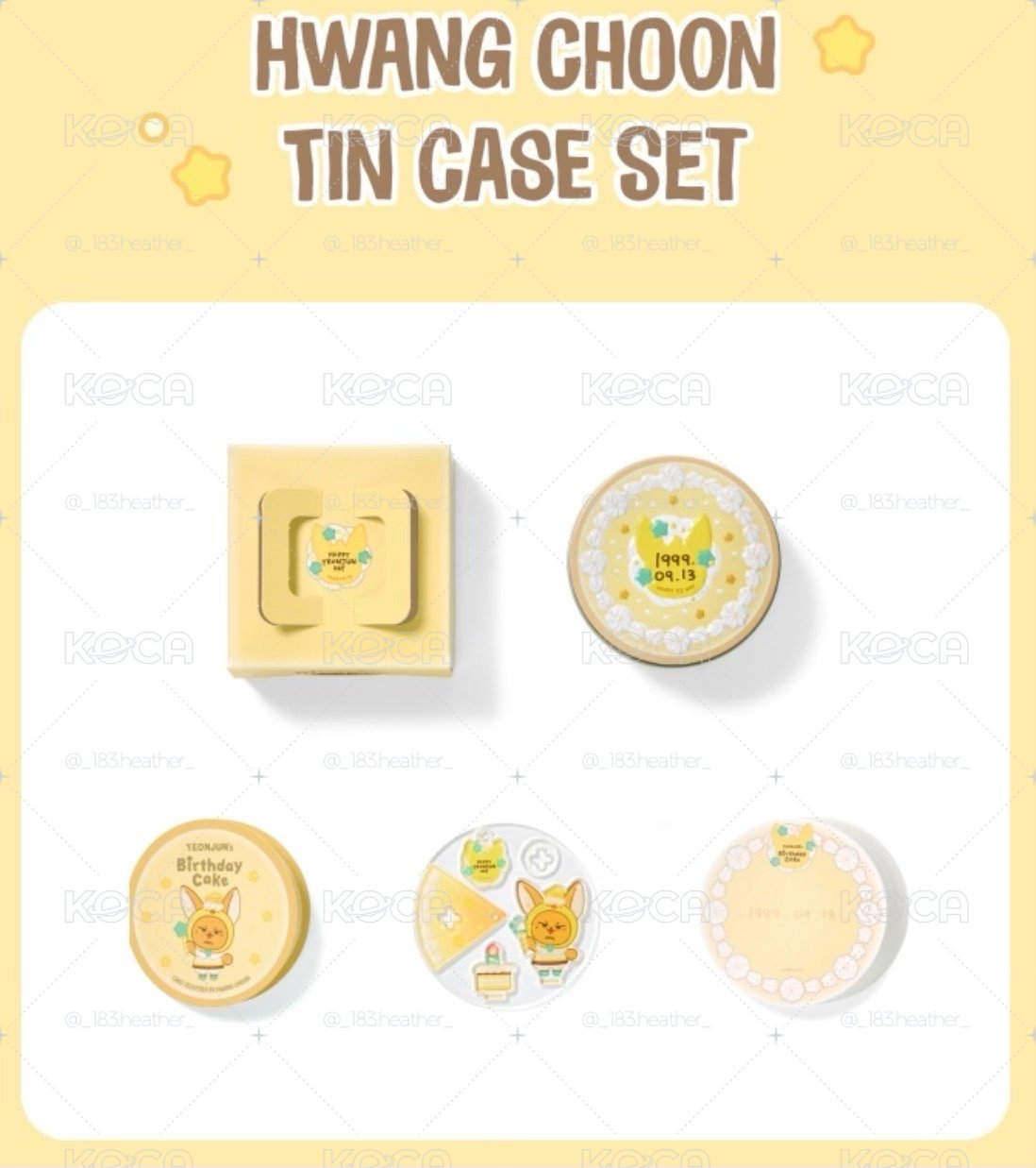 ✨代購✨YEONJUN's Birthday Cake/免二補