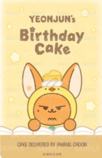 26-27生日禮 周邊卡  背面