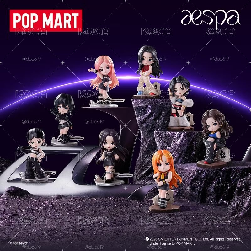 全新未拆一中盒 aespa × POPMART 第二彈（預購）