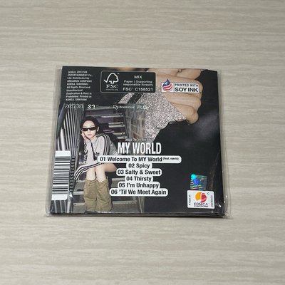 aespa karina 柚 MY WORLD Poster Ver. 專輯 全新未拆專