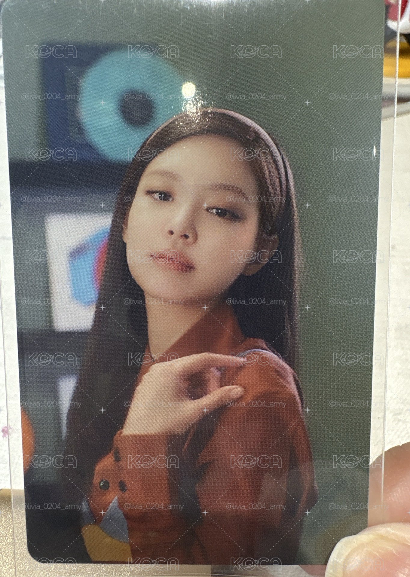 BLACKPINK JENNIE 遊戲卡