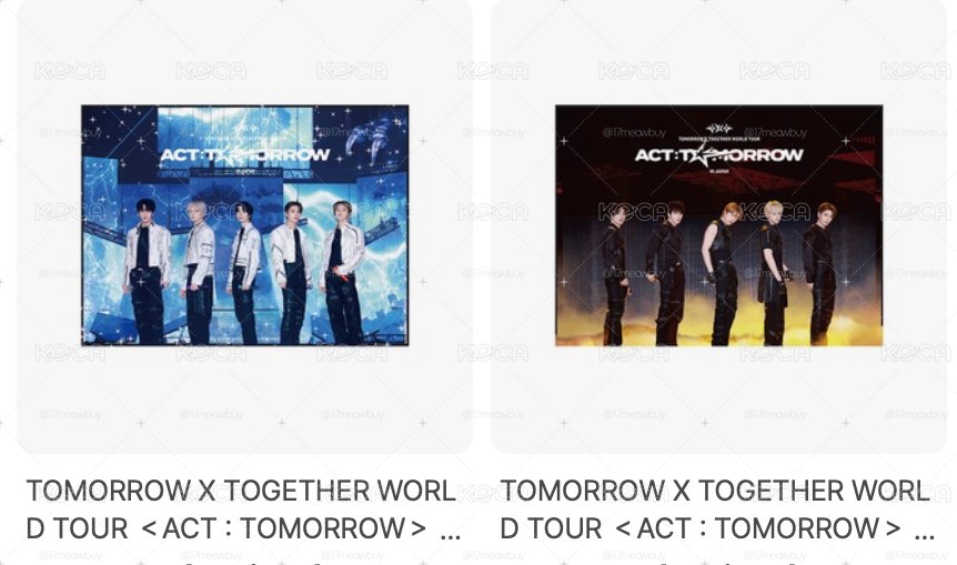 🐾預購 | TxT ＜ACT : TOMORROW＞ IN JAPAN (WVS JP)(環球)