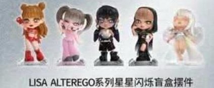 Lisa名創聯名 盲盒公仔 