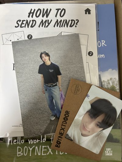 #售 BOYNEXTDOOR 空專 WHO! $50/2