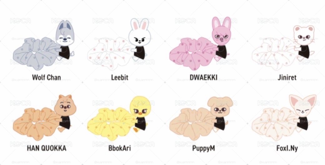 SKZOO髮圈 9月初出貨