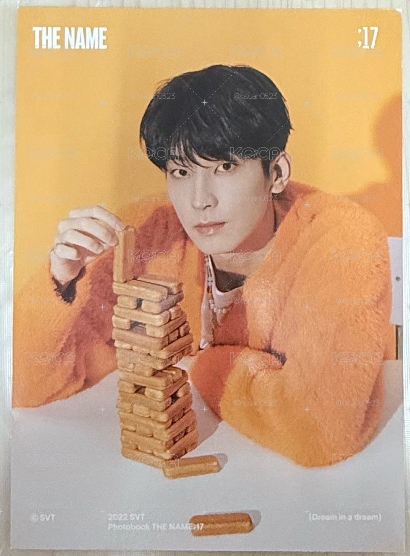 圓佑 the name 寫真集雙面大卡