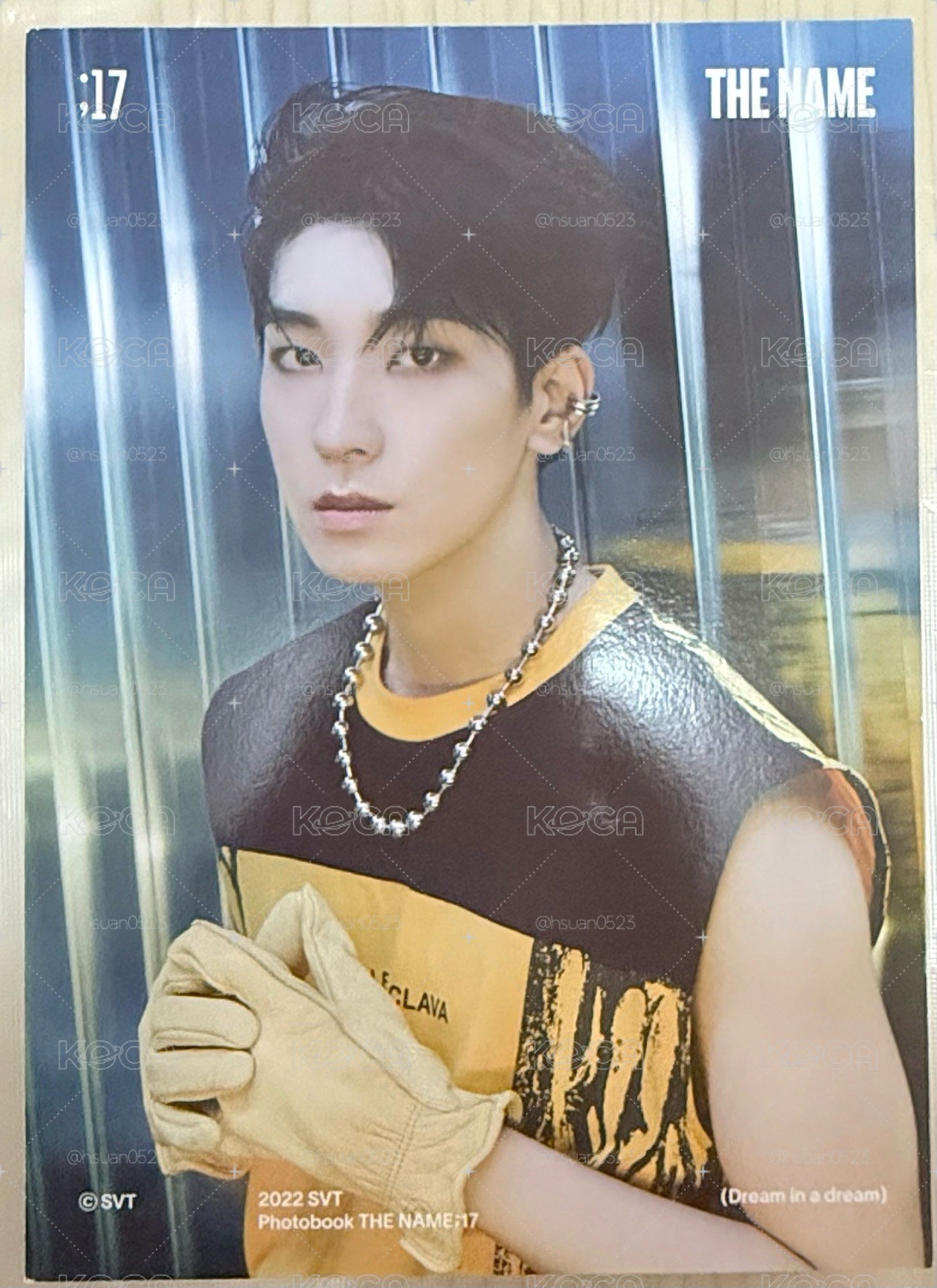 圓佑 the name 寫真集雙面大卡