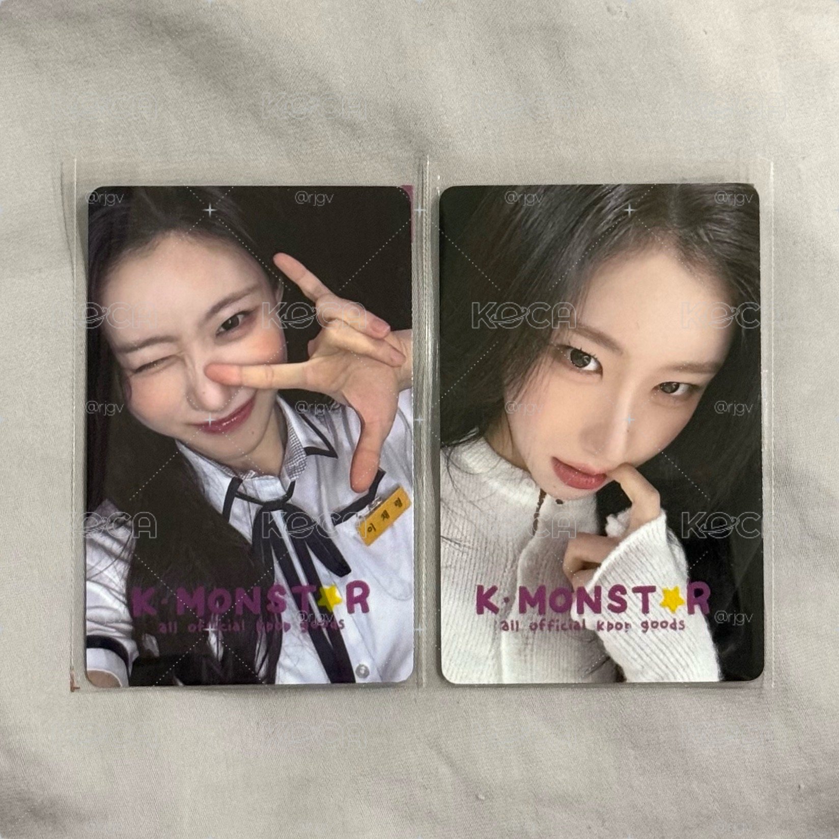 ITZY km搖滾明星+咬手指 彩領