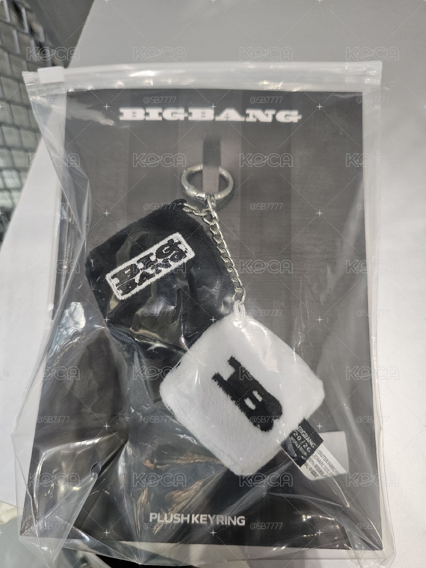Bigbang 骰子絨毛吊飾 送BB貼紙
