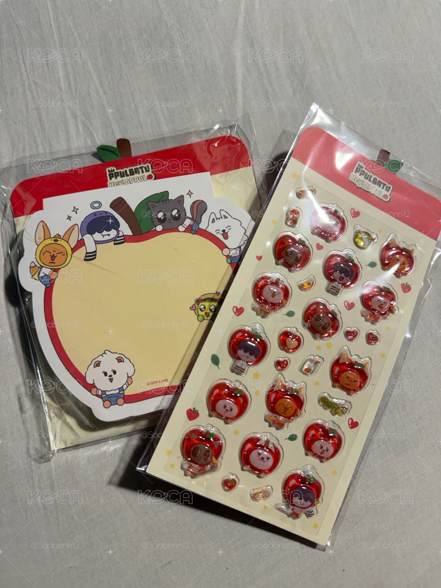 （可當綁）蘋果貼紙&便條紙