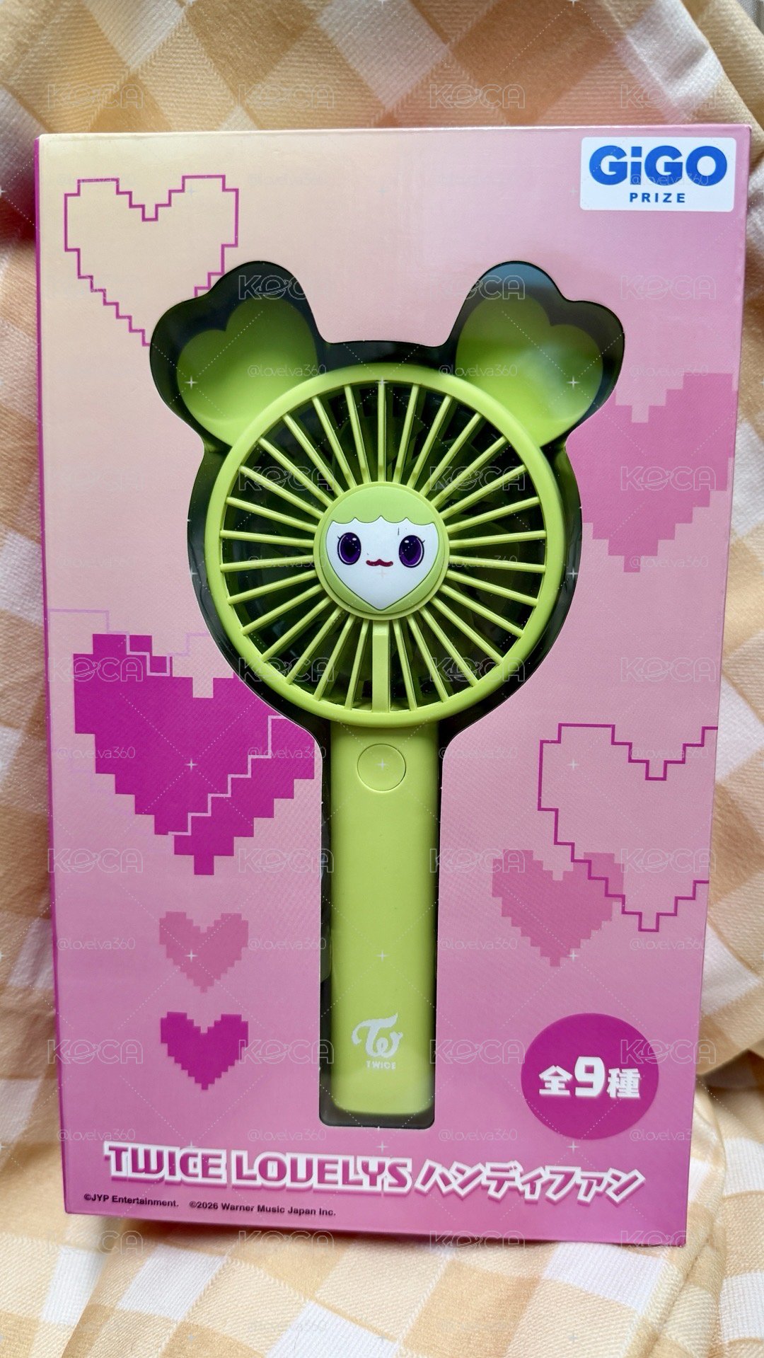 TWICE GIGO手持風扇