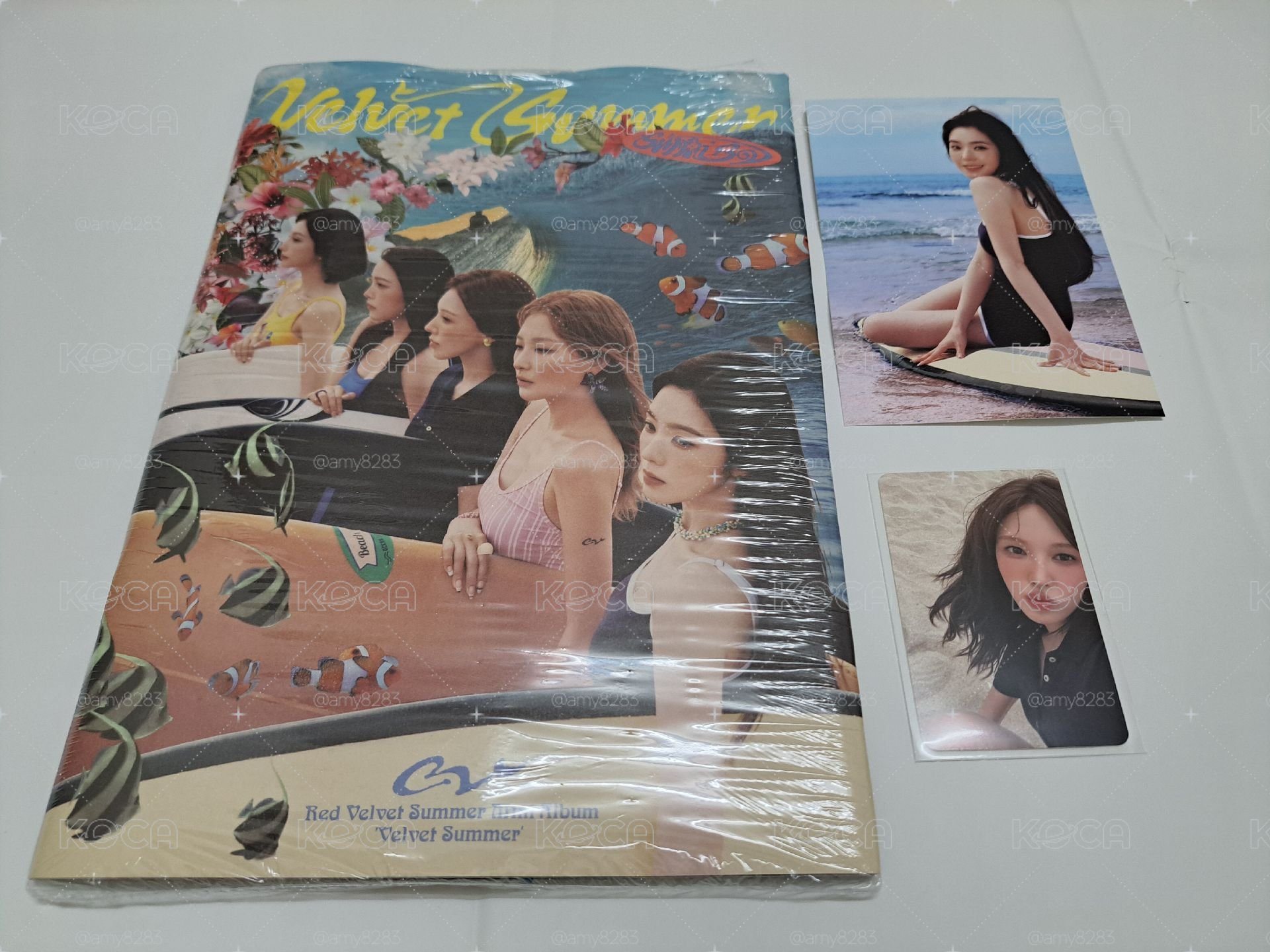 Red velvet Velvet Summer Wendy 小卡 Irene 明信片 全專