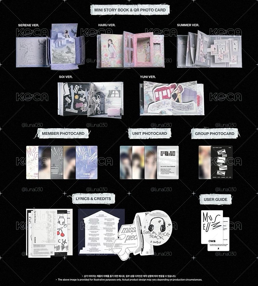 OWIS 1st Mini Album [MUSEUM] Missing Piece Ver. 