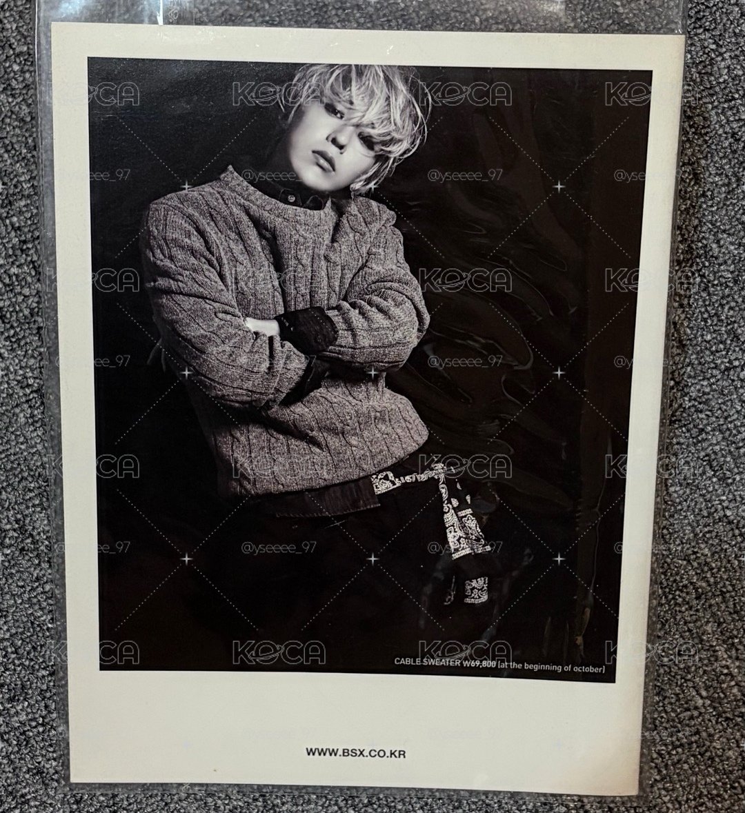 GD BSX代言雜誌