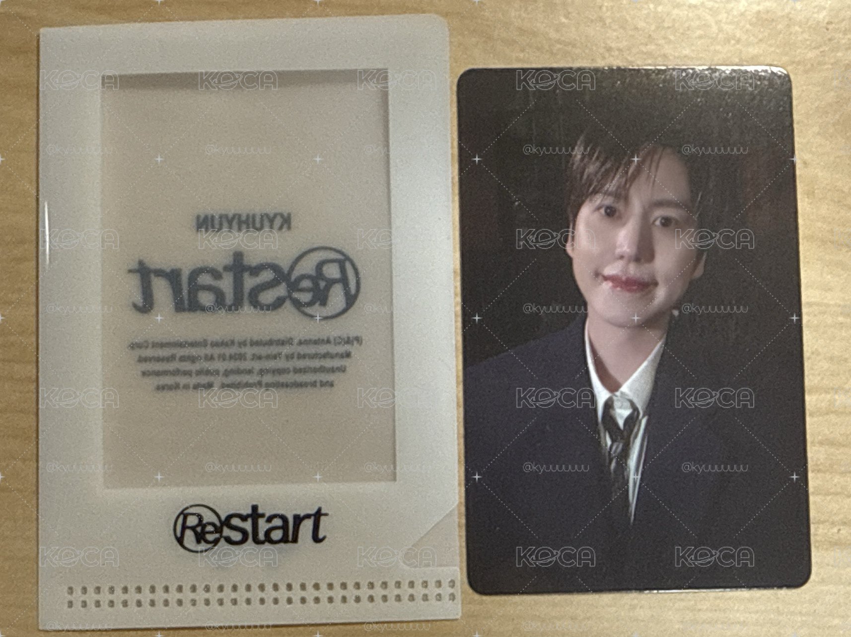 圭賢 Restart 專輯卡