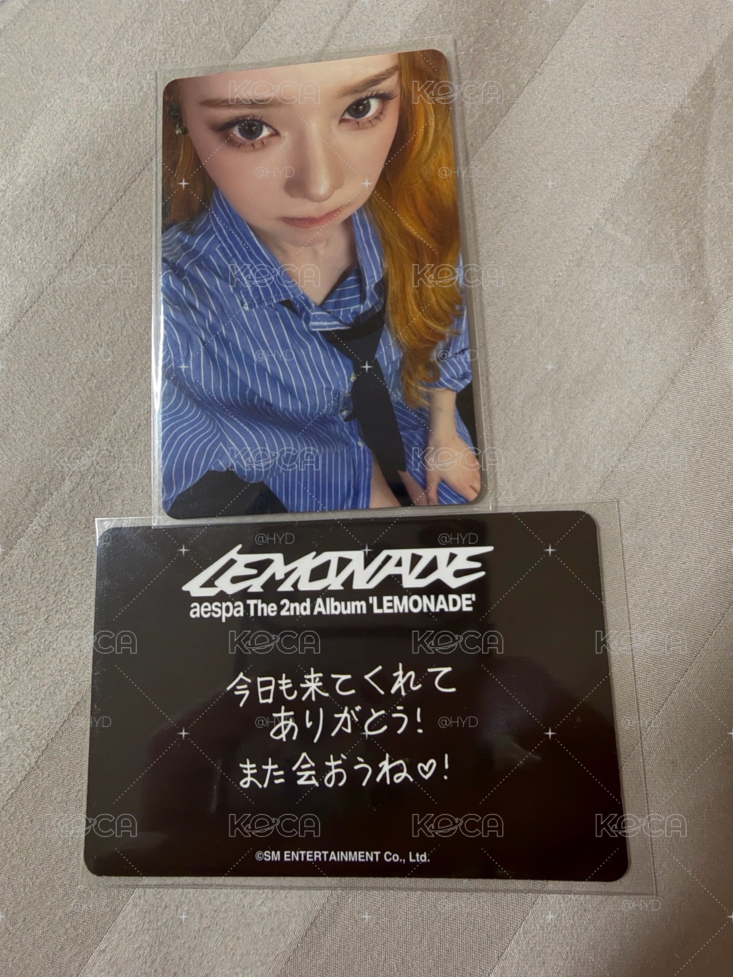 LEMONADE 塔店 東蛋限定 特典卡 A版