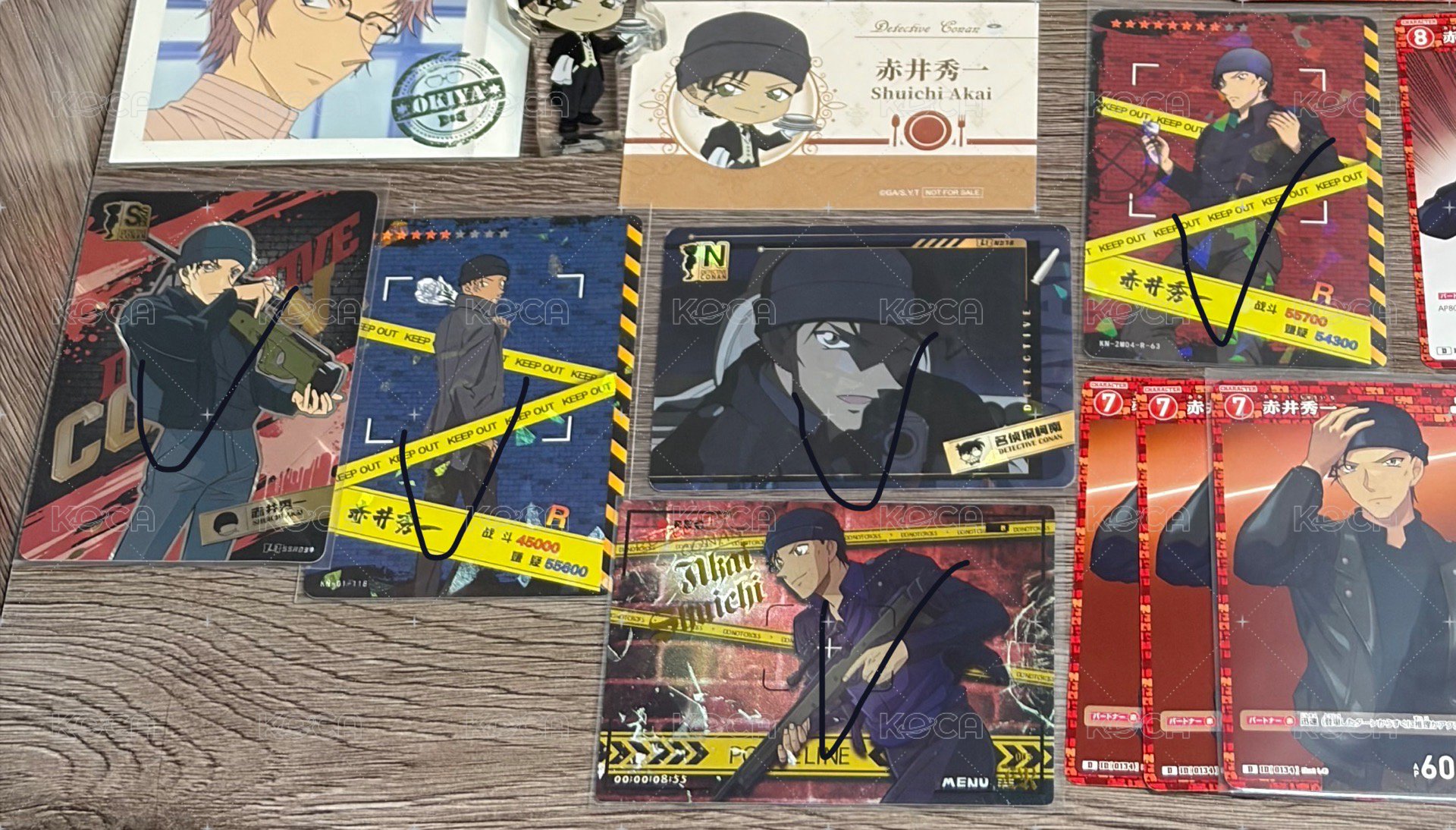 卡遊五張一組
