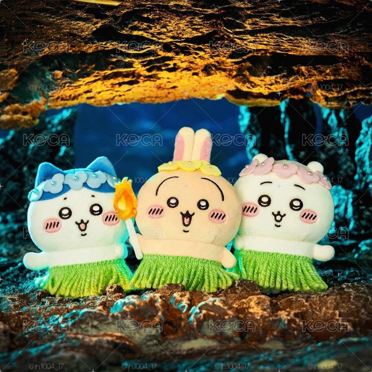 吉伊卡哇 人魚島的秘密 拉長耳朵的吉伊 吊娃（預購）