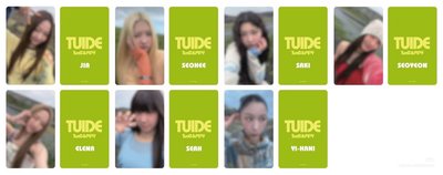#拆 tuide塔店幸運卡含預售每成員兩張卡650一位