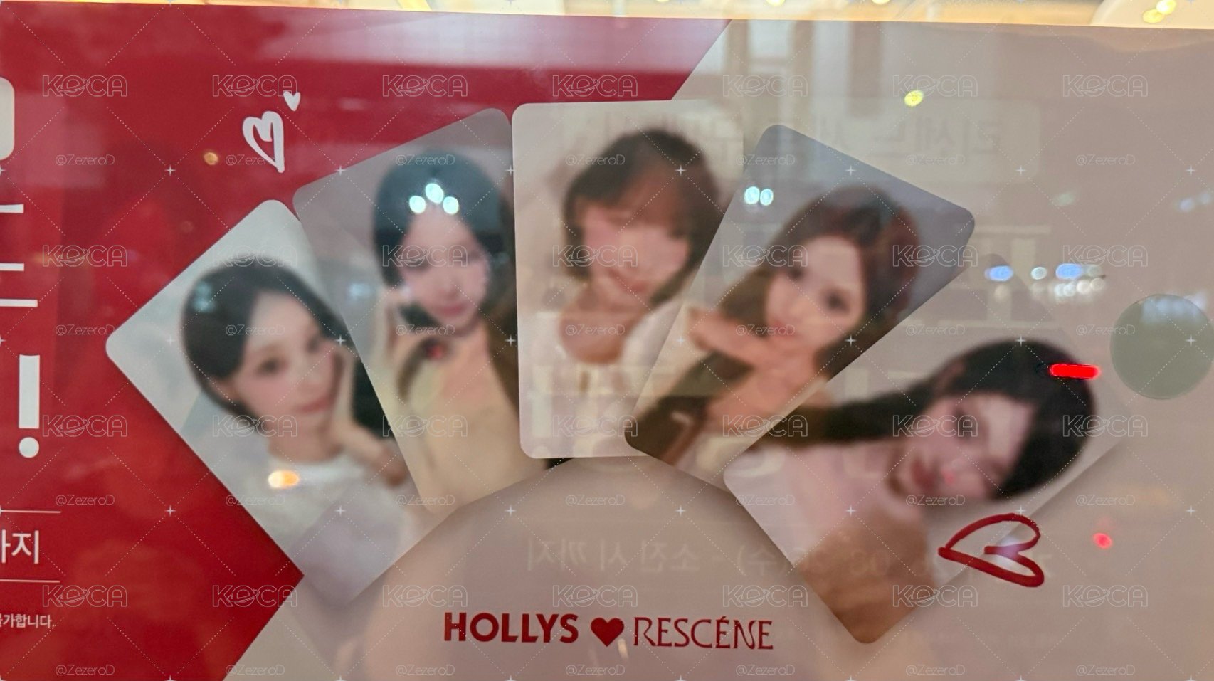 (隨機) RESCENE X HOLLYS 代言卡 