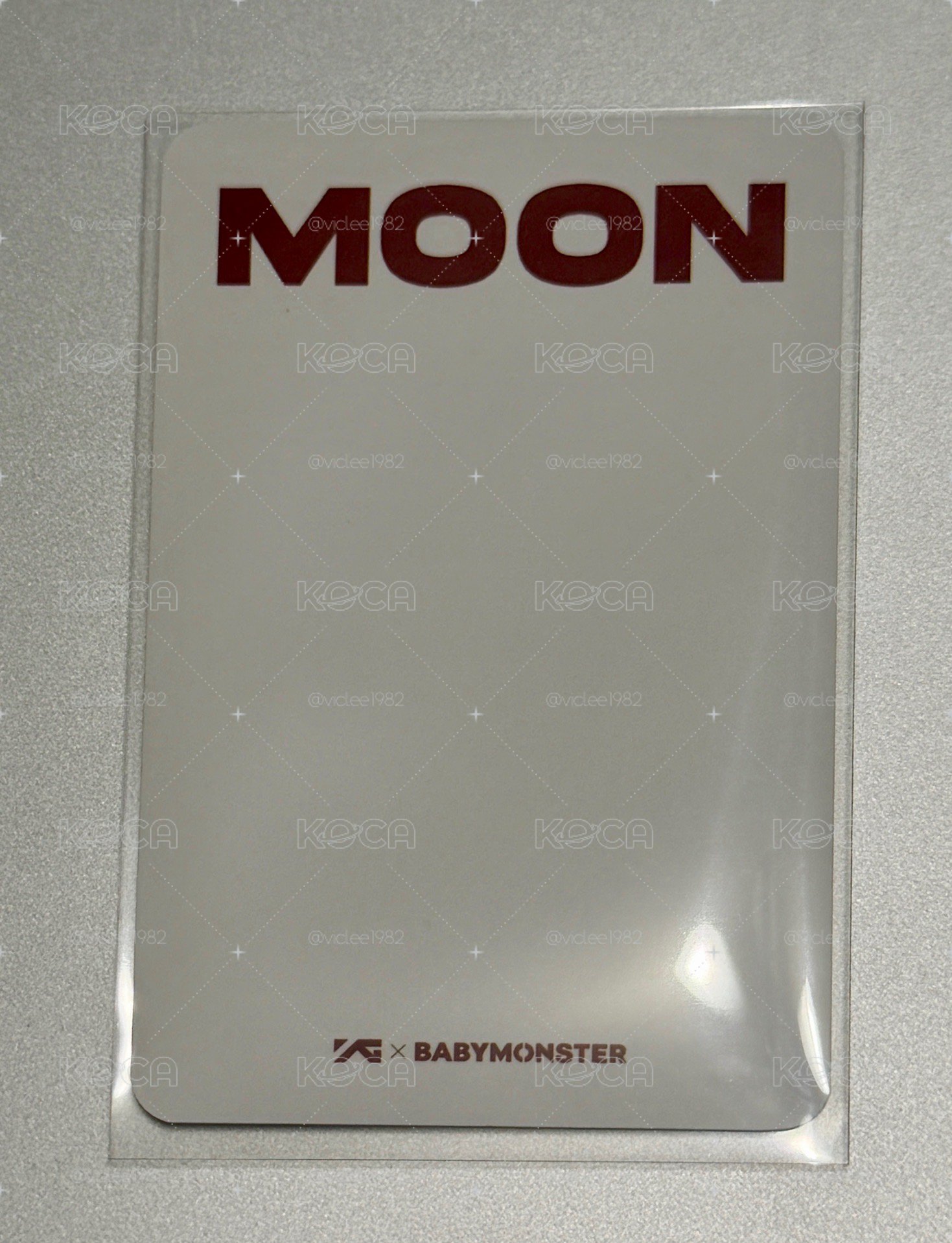 MOON打歌號碼卡