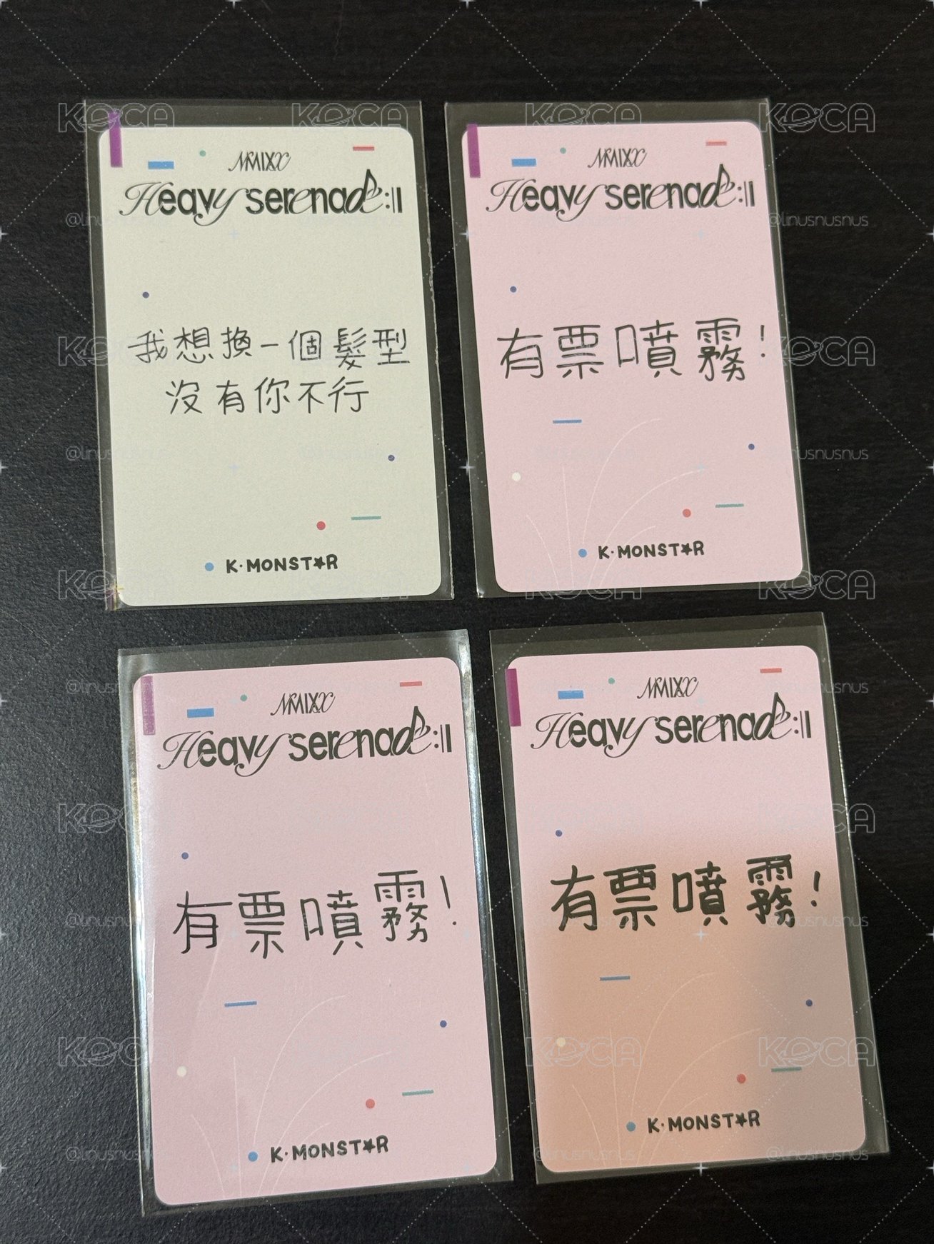 NMIXX Heavy Serenade km 1.0 簽售卡 2.0 合影簽售卡