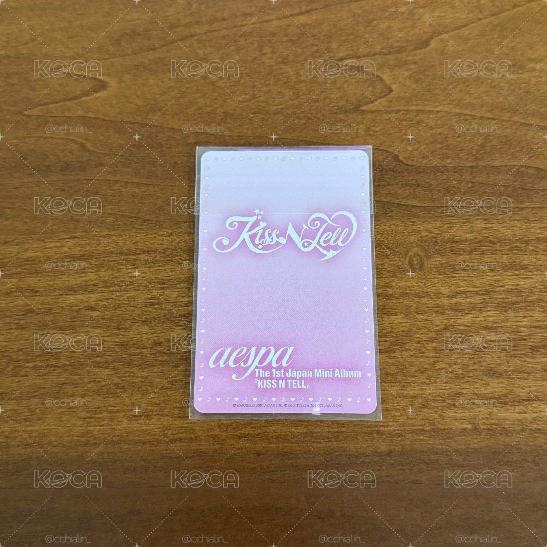 ♥︎aespa - Kiss N Tell 華納特典 - 冬柚