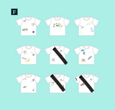 BTW 安可場 成員繪製塗鴉T